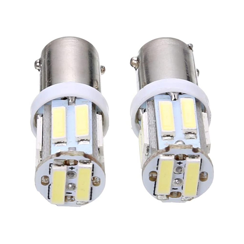 10x BA9S BA9 53 57 1895 64111 LED Bulbs for Car Side Door Courtesy Lights Dome Map Light T4W T11 Led