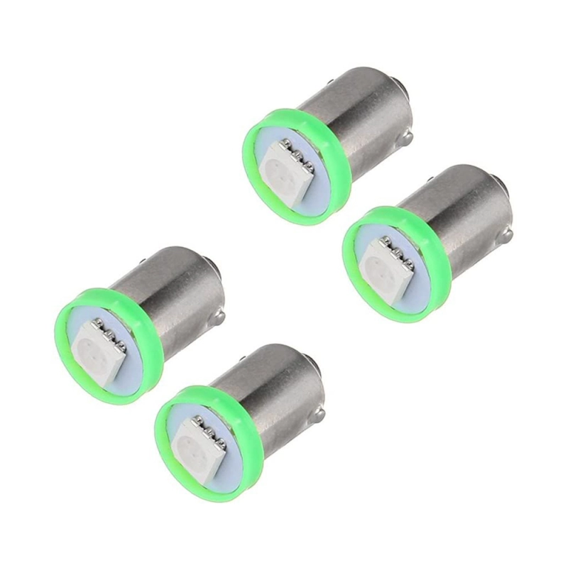 10x BA9S 5050 1SMD Canbus Error Free Interior Dome Auto Instrument Panel Light Bulb