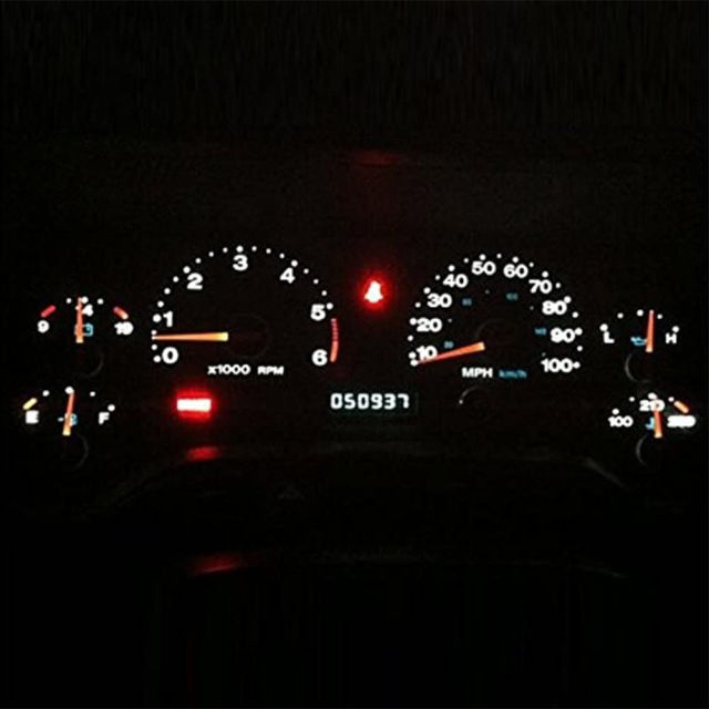 10x BA9S 5050 1SMD Canbus Error Free Interior Dome Auto Instrument Panel Light Bulb