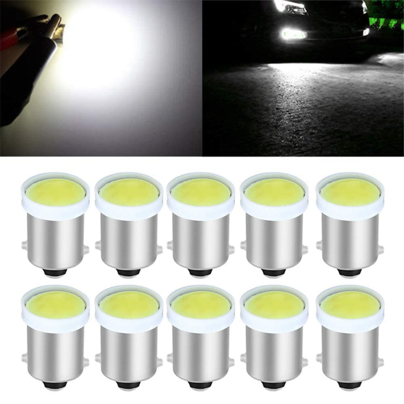 10x BA9S LED BA9 53 57 1895 64111 Bulbs Replacement for Auto Side Door Courtesy Lights Dome Map Lights