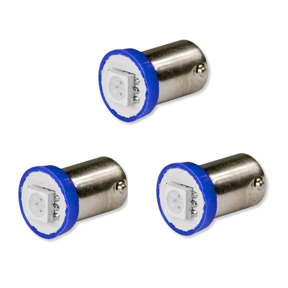 10x BA9S 5050 1SMD Canbus Error Free Interior Dome Auto Instrument Panel Light Bulb