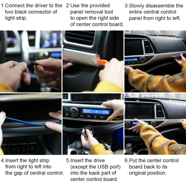 Toyota Highlander 2014-2019 Interior Decoration Cover Trim