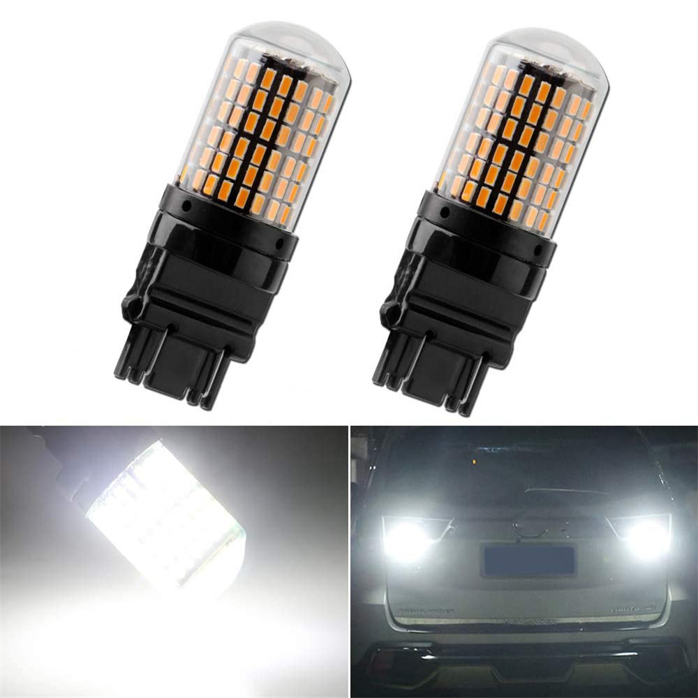 Car T20 W21/5W 7443 7440 LED for Lada Kalina Granta Vesta DRL Light Bulbs