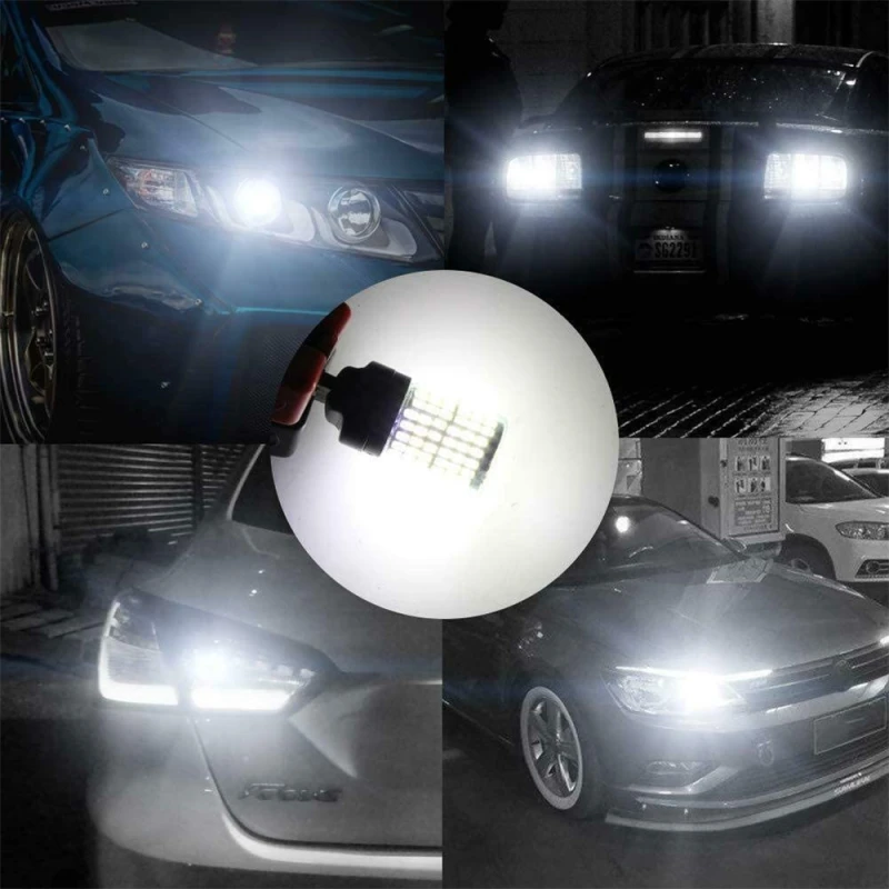 Car T20 W21/5W 7443 7440 LED for Lada Kalina Granta Vesta DRL Light Bulbs