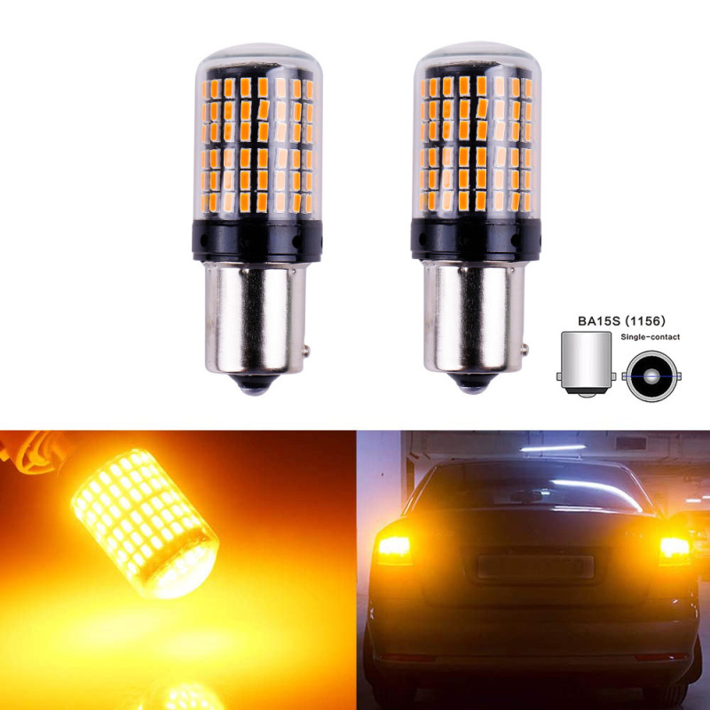 Car No Hyper Flash Canbus 1156 BA15S P21W LED Lamp for Turn Signal Bulb Light 12V