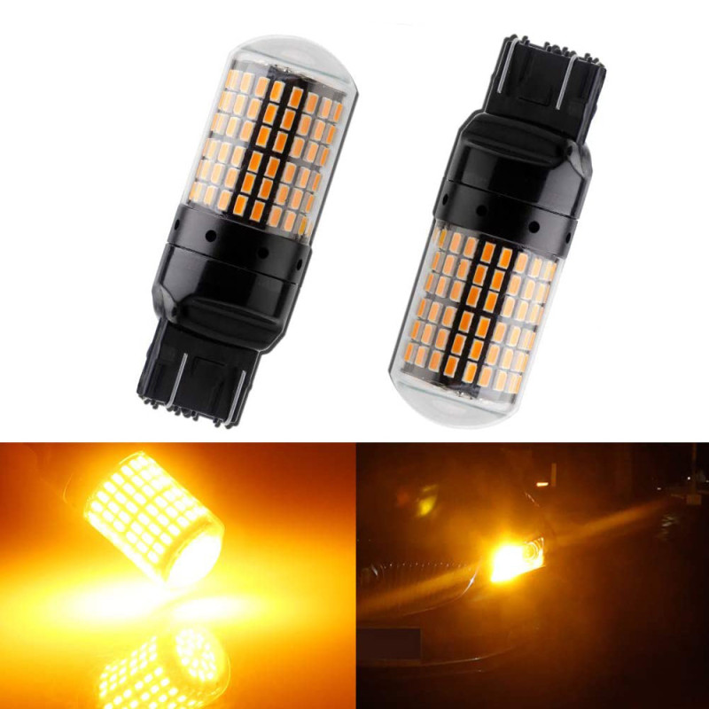 Car T20 W21/5W 7443 7440 LED for Lada Kalina Granta Vesta DRL Light Bulbs