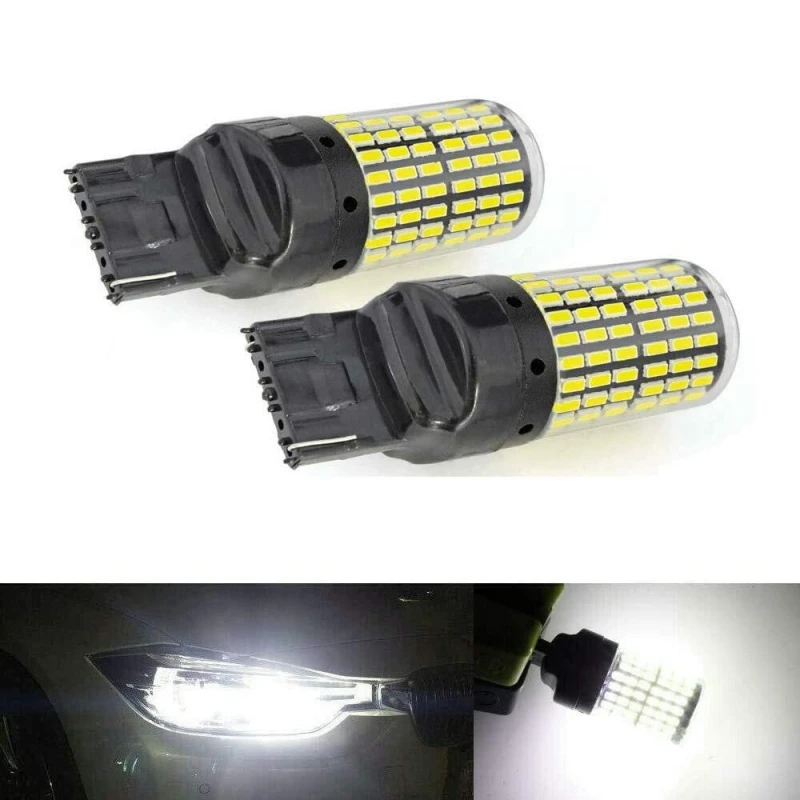 Car T20 W21/5W 7443 7440 LED for Lada Kalina Granta Vesta DRL Light Bulbs