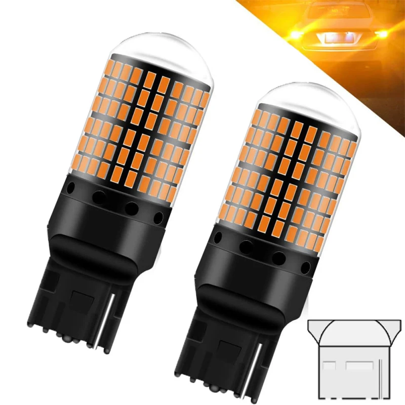 Car T20 W21/5W 7443 7440 LED for Lada Kalina Granta Vesta DRL Light Bulbs