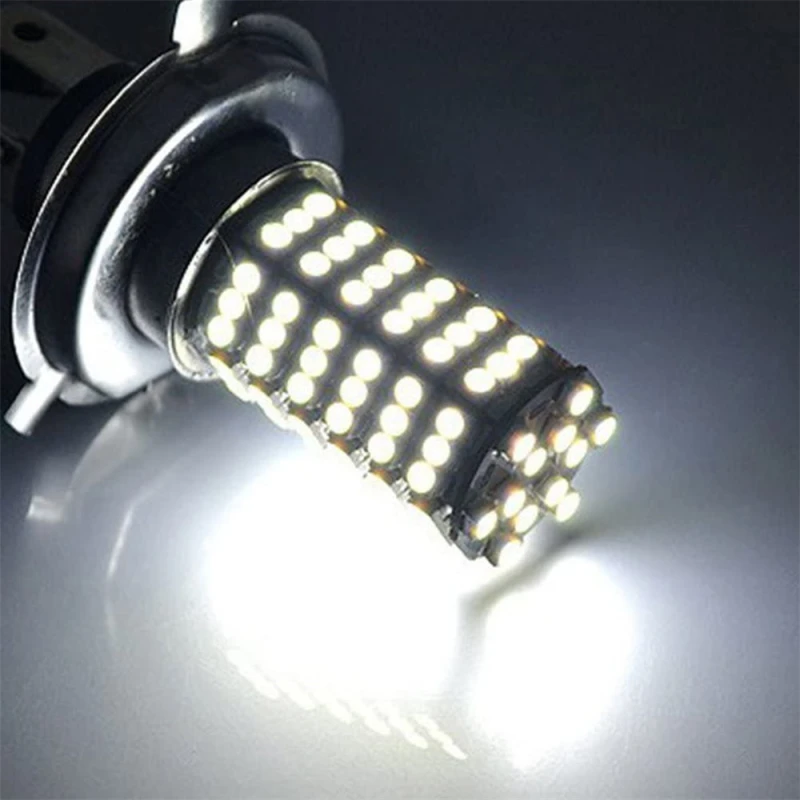 2x Car LED Fog 3528 120SMD Auto Brake Lamp H1/H3/H4/H7/H8/H11 9005 9006 Car Styling 7000K