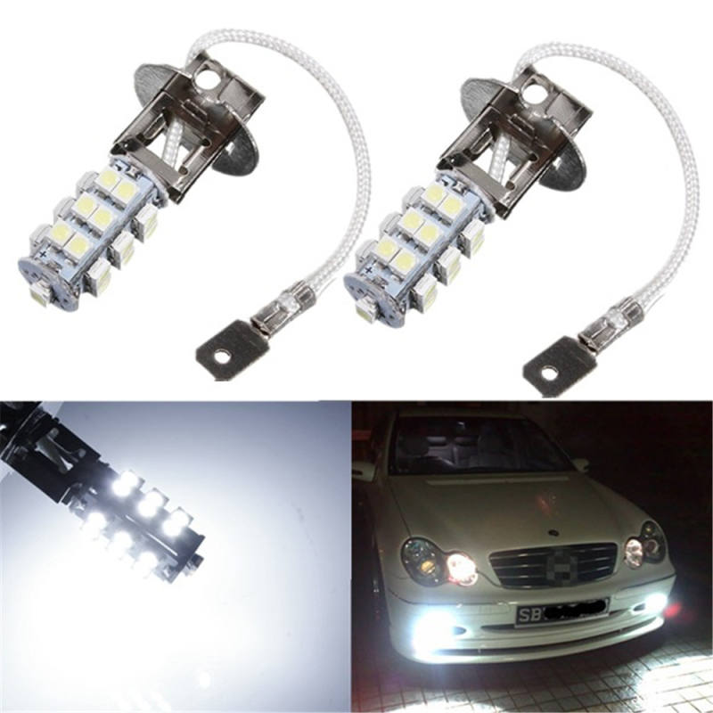 Car H1 H3  LED Fog Light DRL Daytime Running Bulbs Auto Motorcycle Light Replacement