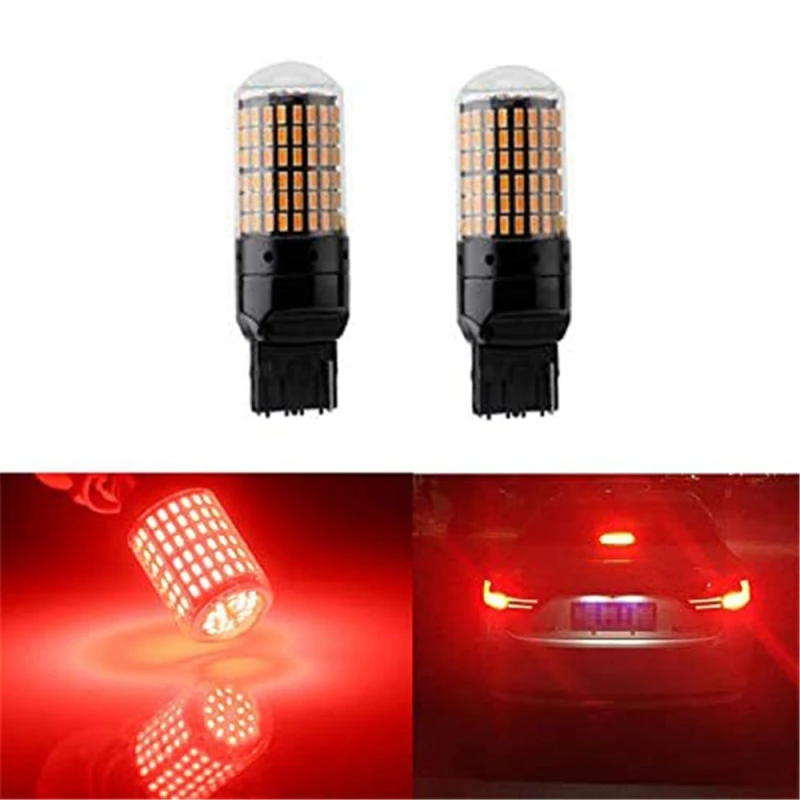 Car T20 W21/5W 7443 7440 LED for Lada Kalina Granta Vesta DRL Light Bulbs