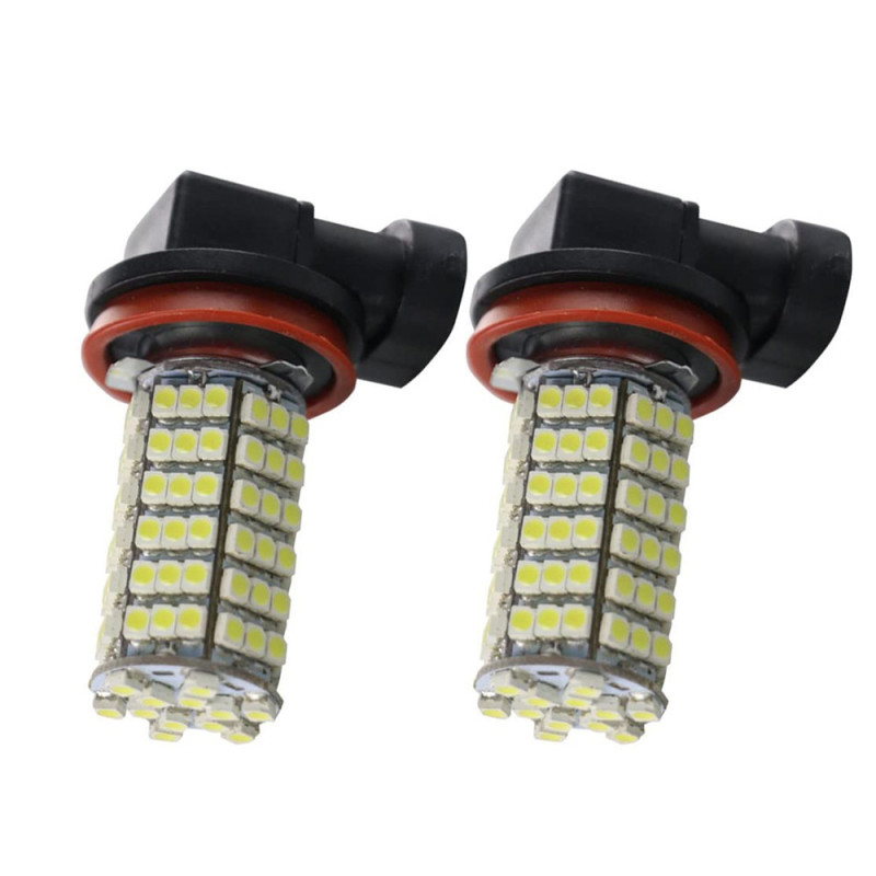 2x Car LED Fog 3528 120SMD Auto Brake Lamp H1/H3/H4/H7/H8/H11 9005 9006 Car Styling 7000K