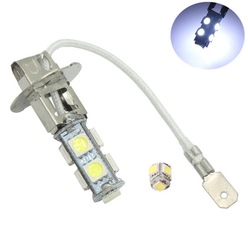 Car LED Fog Light H3 5050 9SMD 6500K  Auto DRL Daytime Running Bulb