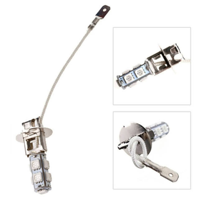 Car LED Fog Light H3 5050 9SMD 6500K  Auto DRL Daytime Running Bulb