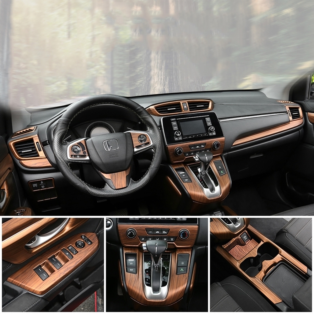 Honda CRV CR-V 2017 2018 2019 2020 Peach Wood  Interior Mods Trim
