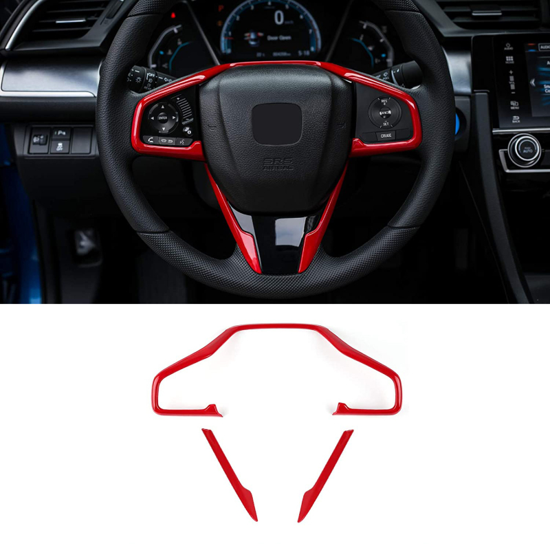 Honda Civic 10th Gen 2016-2020 Car Steering Wheel Frame Trim