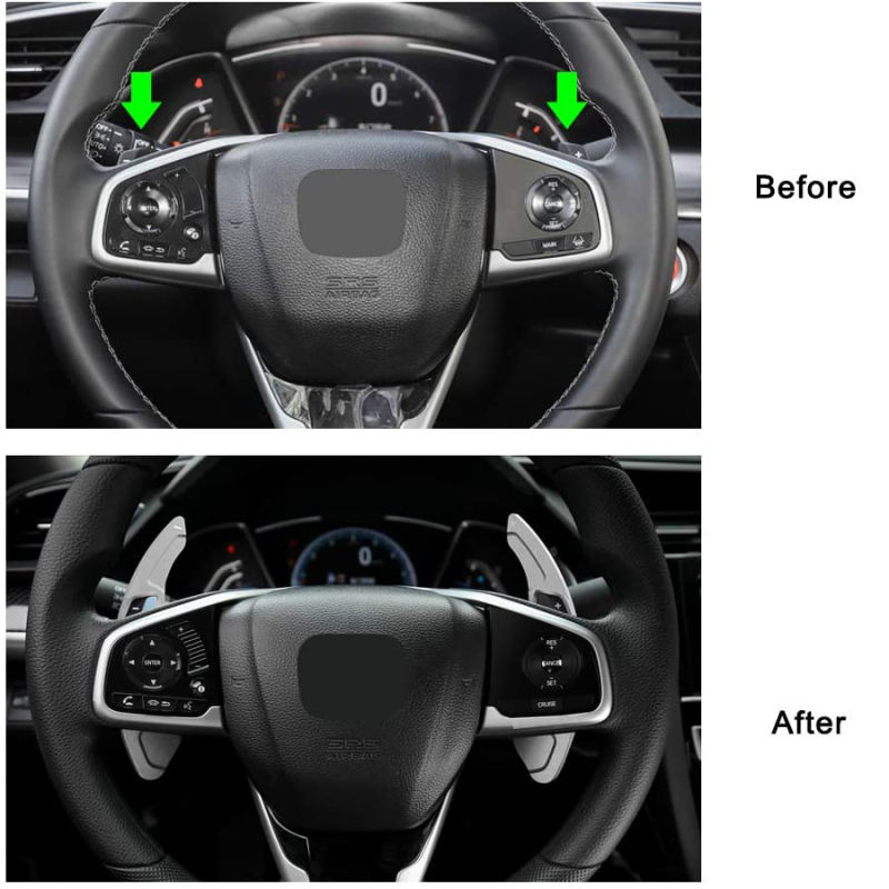 10th Gen Civic Honda Accord CR-V 2017 2018 2019 2020 Aluminium Alloy Shift Paddle Steering Wheel Shifter Paddlers Extension