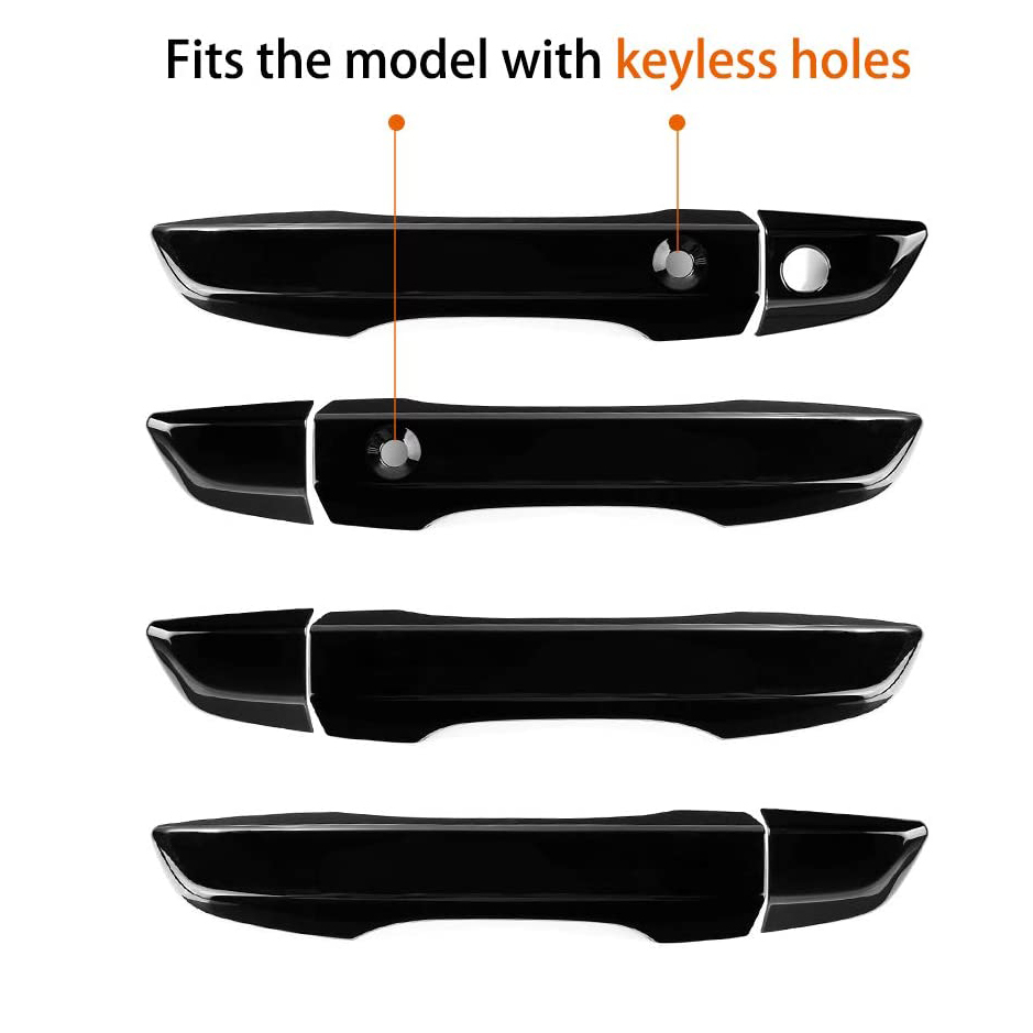 10th Gen Civic Door Handle Cover  for Honda Civic 2017 2018 2019 2020 2021 With Smart Auto Lock Holes