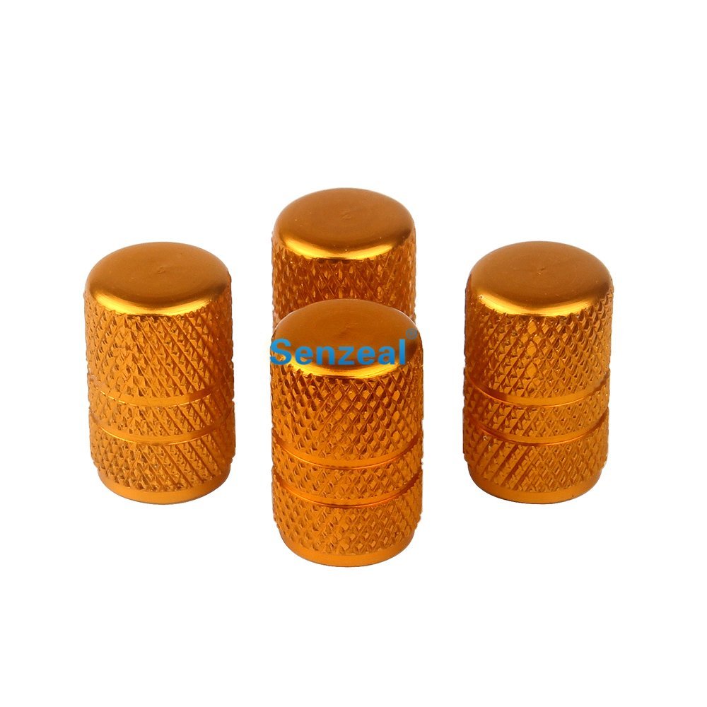 1Set Universal Aluminum Round Stripe Style Auto Car Tyre Air Valve Caps Motorcycle Bicycle Wheel Tire Valve Cap For Bike 7 Color