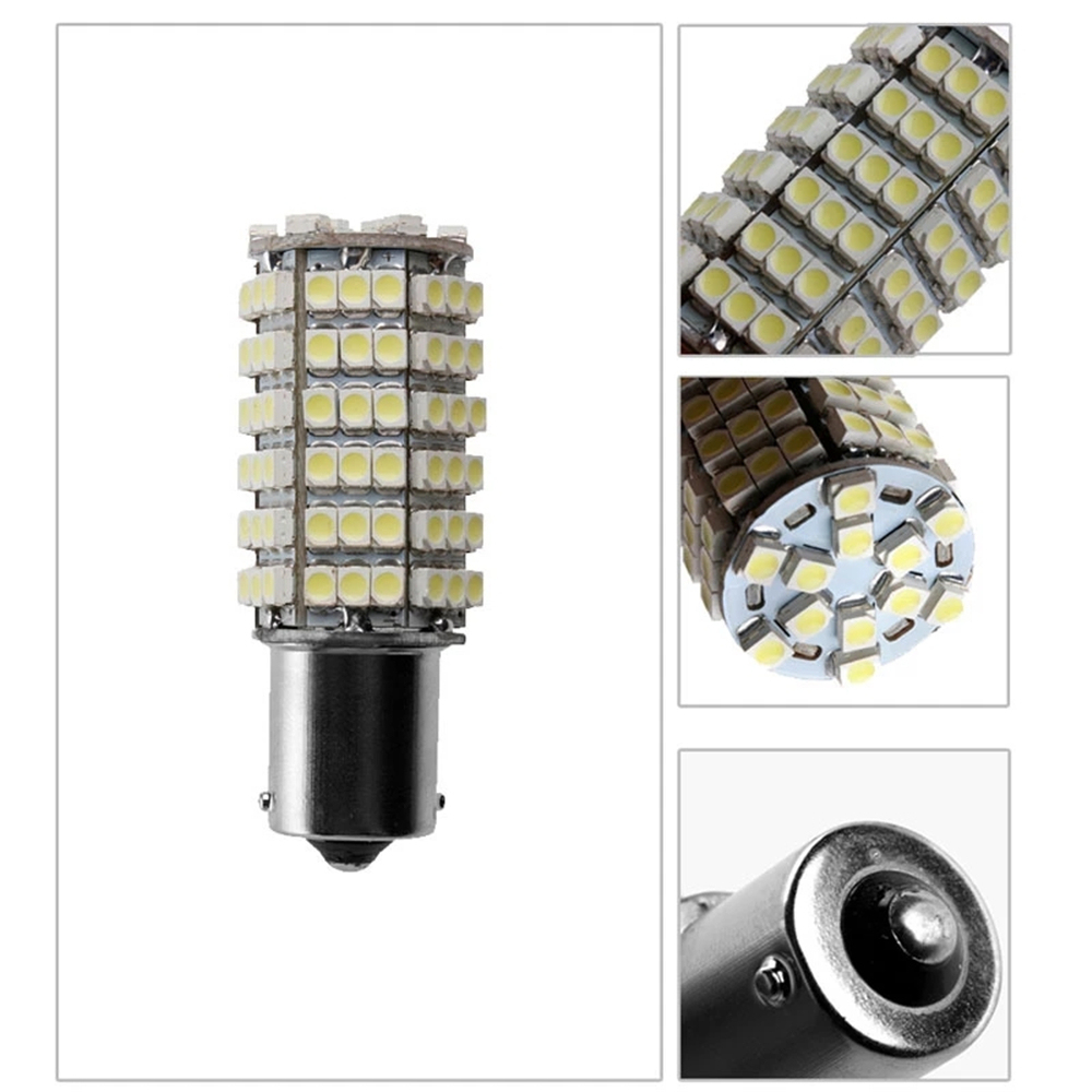 2x Led Turn Signal S25 P21/5W 1157 BAY15D Ba15s 1156 3528 120SMD Reversing Light Brake Lights