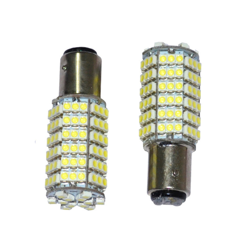 2x Led Turn Signal S25 P21/5W 1157 BAY15D Ba15s 1156 3528 120SMD Reversing Light Brake Lights