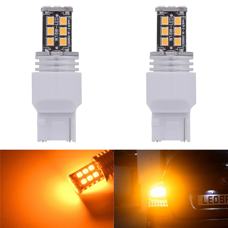 2x 7443 7444NA LED 7440 7440NA 7441 992 Backup Reverse Tail Brake Lights Parking LED Blubs