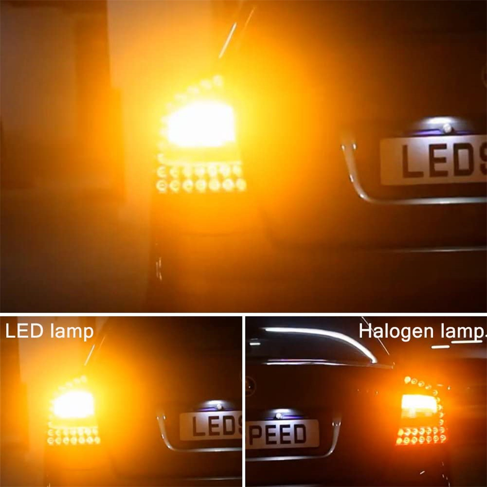 2x 7443 7444NA LED 7440 7440NA 7441 992 Backup Reverse Tail Brake Lights Parking LED Blubs