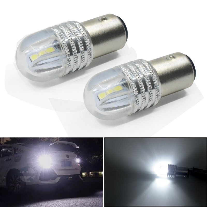 2x Car 1157 3030 6SMD LED Brake Lights Turn Signal Reverse Motorcycle Vehicle