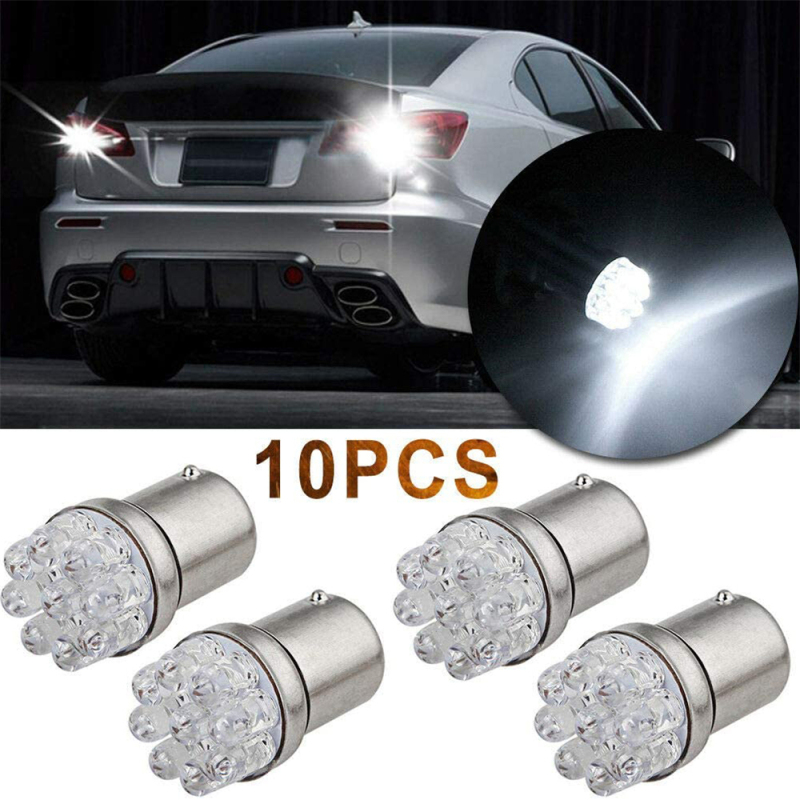 10x P21W 1156 7506 1141 1003 LED Bulb Car Turn Signal Light Backup Reverse Tail Rear Lights RV Lights