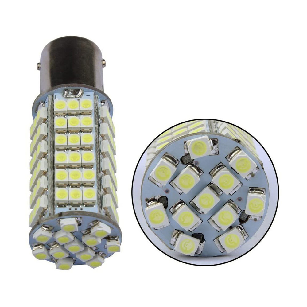 2x Car 1156 1141 1073 7506 BA15S RV Camper Trailer LED Backup Brake Turn Signal Tail Light Bulbs