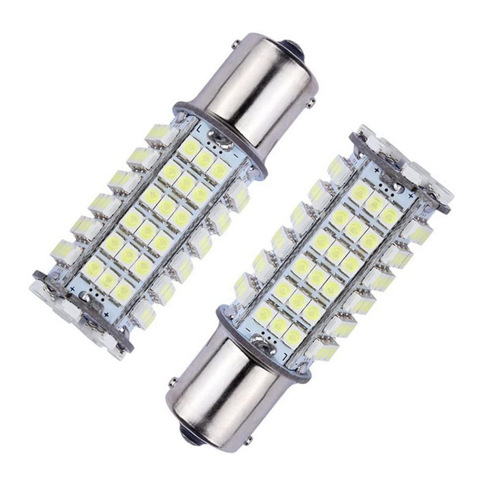2x Car 1156 1141 1073 7506 BA15S RV Camper Trailer LED Backup Brake Turn Signal Tail Light Bulbs