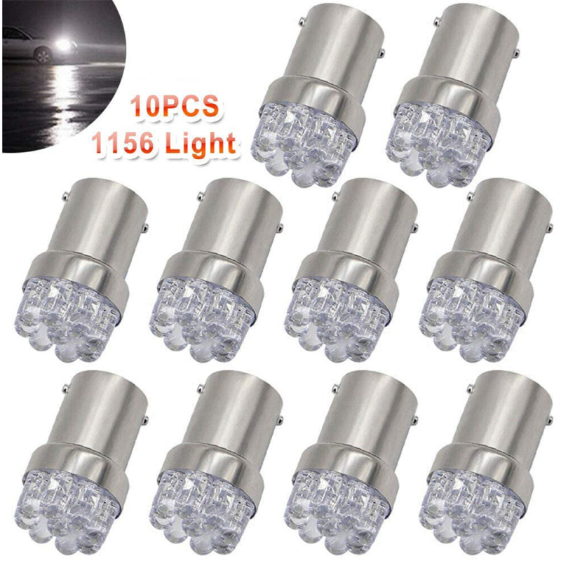 10x P21W 1156 7506 1141 1003 LED Bulb Car Turn Signal Light Backup Reverse Tail Rear Lights RV Lights