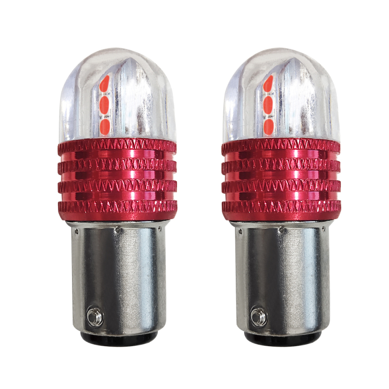 2x Car 1157 3030 6SMD LED Brake Lights Turn Signal Reverse Motorcycle Vehicle