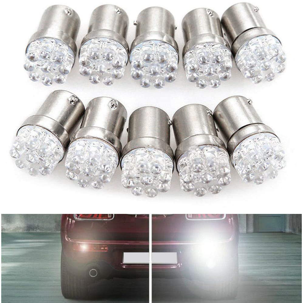 10x P21W 1156 7506 1141 1003 LED Bulb Car Turn Signal Light Backup Reverse Tail Rear Lights RV Lights