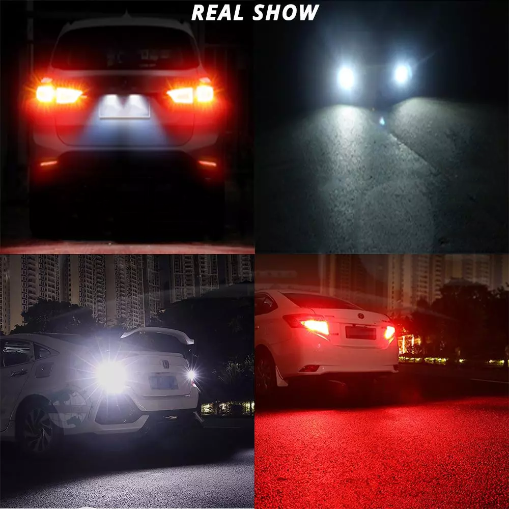 2x 1156 LED BA15S 7506 1157 BAY15D Bulbs Lights Replacement for Turn Signal Back Up Reverse Tail RV Light