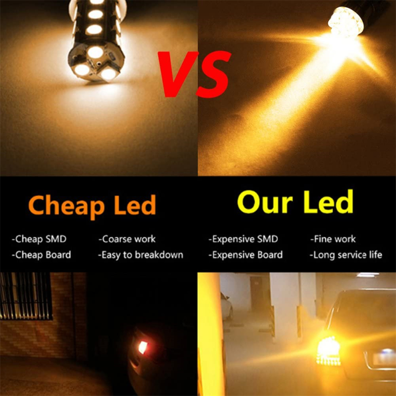 10x P21W 1156 7506 1141 1003 LED Bulb Car Turn Signal Light Backup Reverse Tail Rear Lights RV Lights