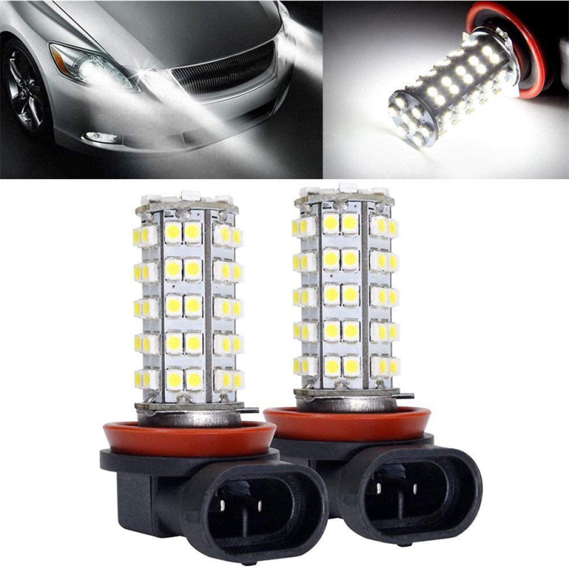 2x Automobile LED Fog Lamp H1 H3 H4 H7 H8 H11 9005 9006 3528 1210 68SMD Driving Lamp Light