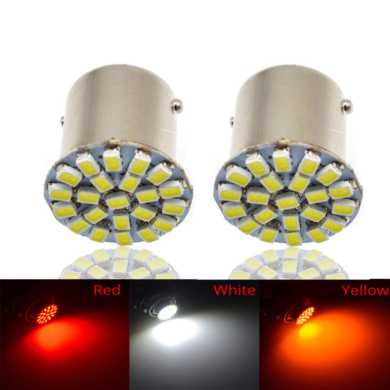 10x Car Styling Lamp 1157 1156 Ba15s Led Light Inverted Turn Signal Brake light