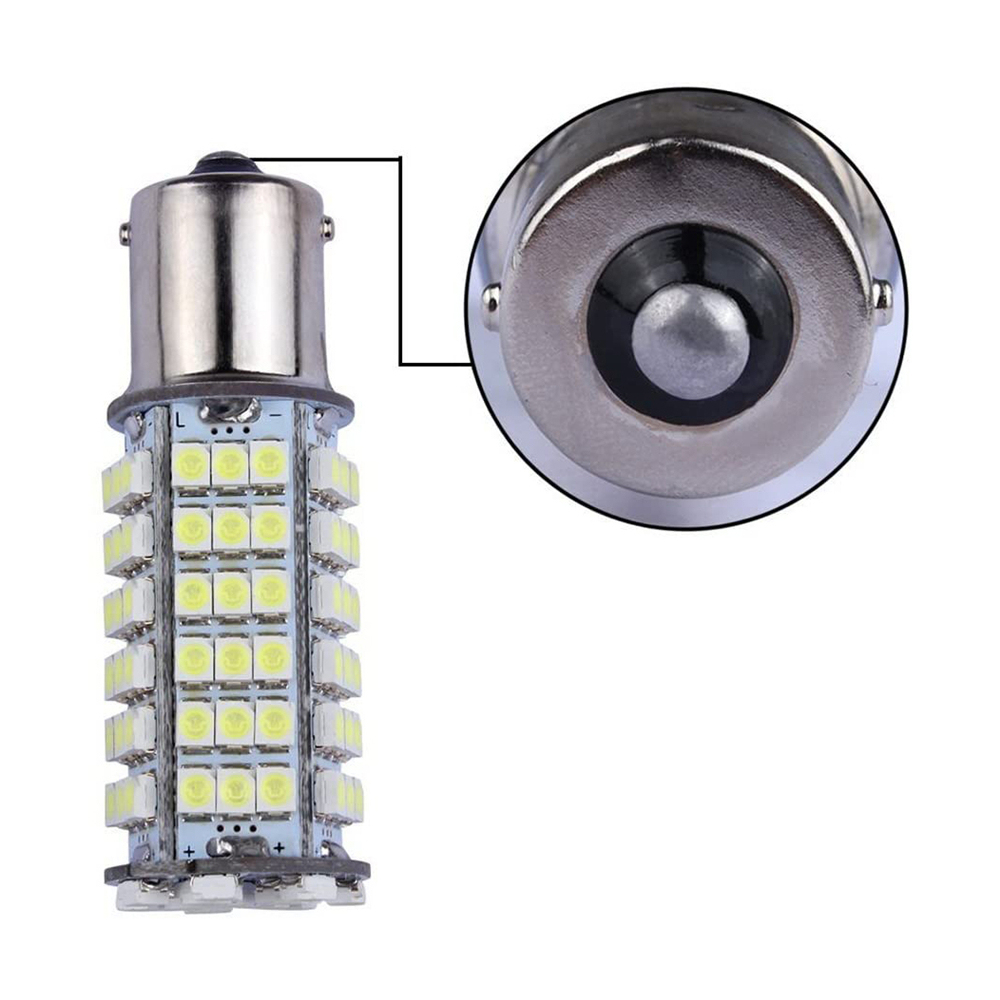 2x Car 1156 1141 1073 7506 BA15S RV Camper Trailer LED Backup Brake Turn Signal Tail Light Bulbs