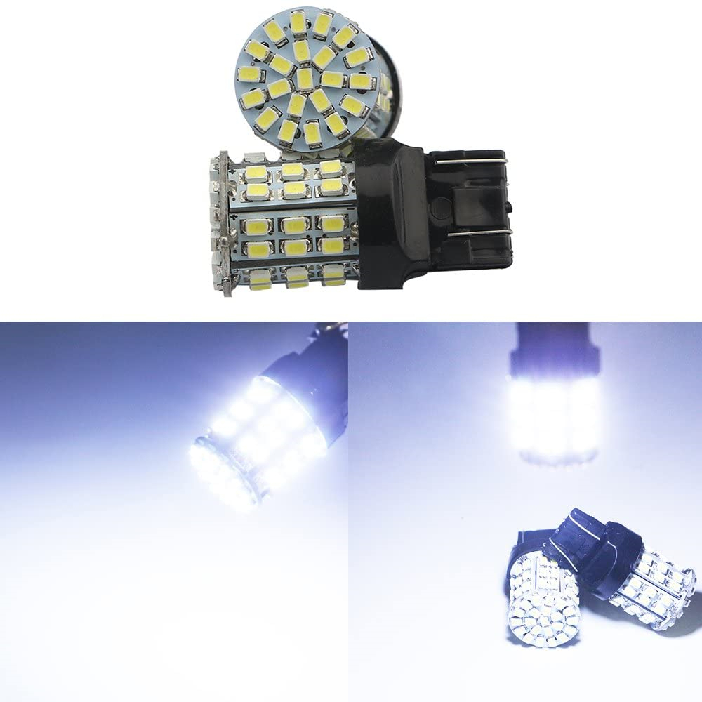 2x Auto LED 1156 1157 T20 7443 7440 Car Lights Bulb Backup Signal Stop Brake Tail Light Bulbs