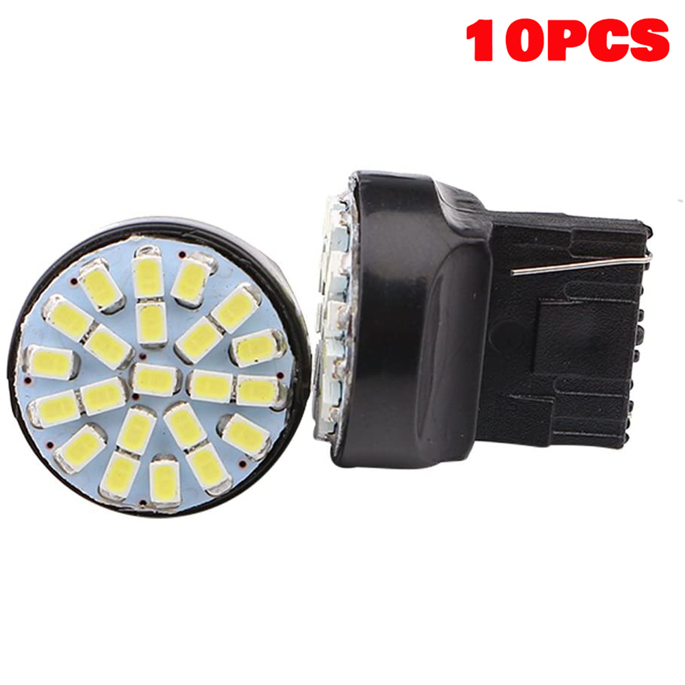 10x T20 7443 7440 7440NA 7441 992 Wedge Socket LED Bulbs Car Backup Signal Blinker Stop Brake Tail Light Bulbs