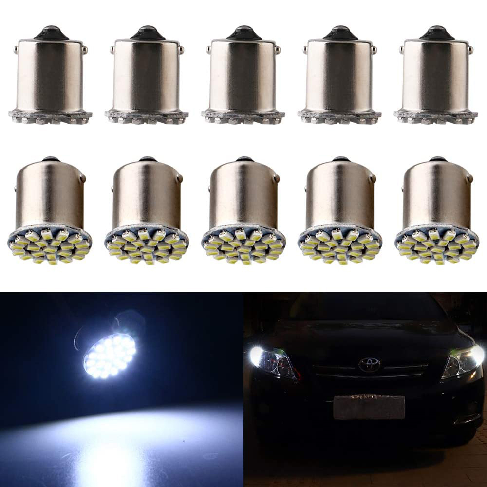 10x 1156 BA15S Led Turn Signal Light Auto Car Reverse Light Lamp