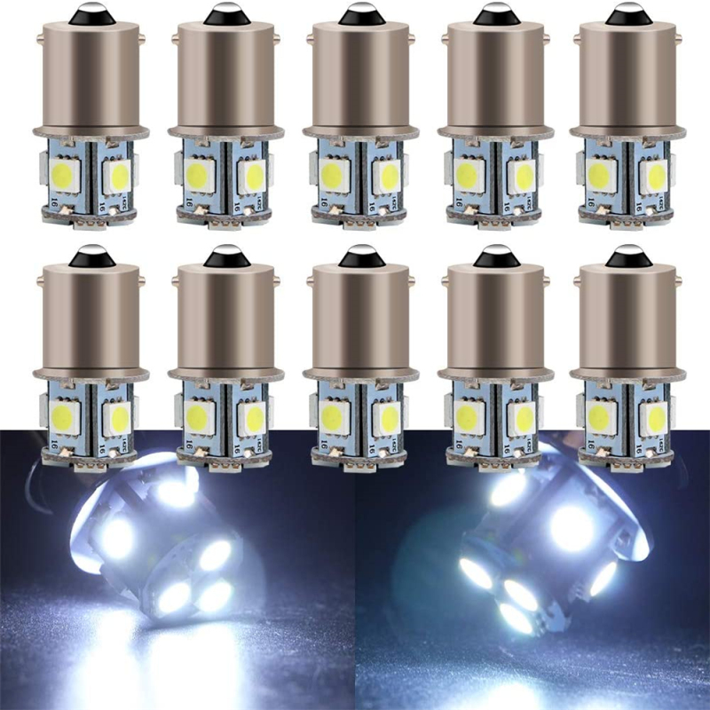 10x 1003 BA15S 1141 7506 1156 Led Bulb for Back Up Reverse Lights Brake Tail Bulbs Interior Indoor Light