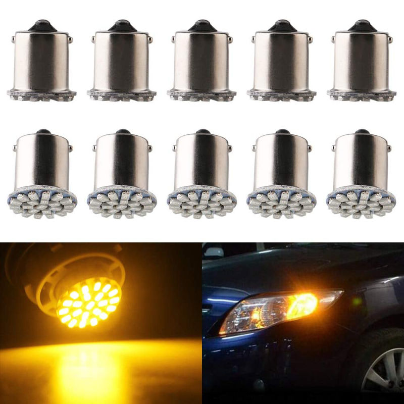 10x 1156 BA15S Led Turn Signal Light Auto Car Reverse Light Lamp