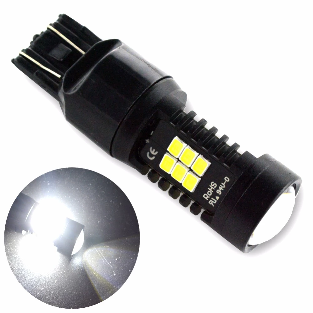 2x 1156 BA15S 1157 BAY15D Car LED Reverse Backup T20 7443 7440 LEDs Brake Tail Stop Lights