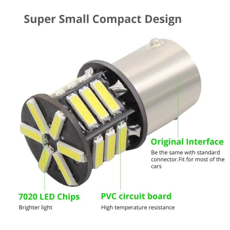 2x BA15S 1156 LED 1157 BAY15D Bulbs 2W for Car Lights Replacement Back Up Reverse Tail RV Light