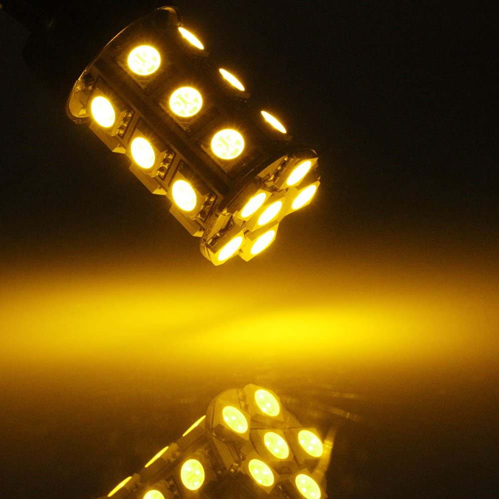 2x 7443 7444NA Wedge Base LED Replacement Bulb RV SUV MPV Car Turn Tail Signal Brake Light Backup Lamps Bulbs