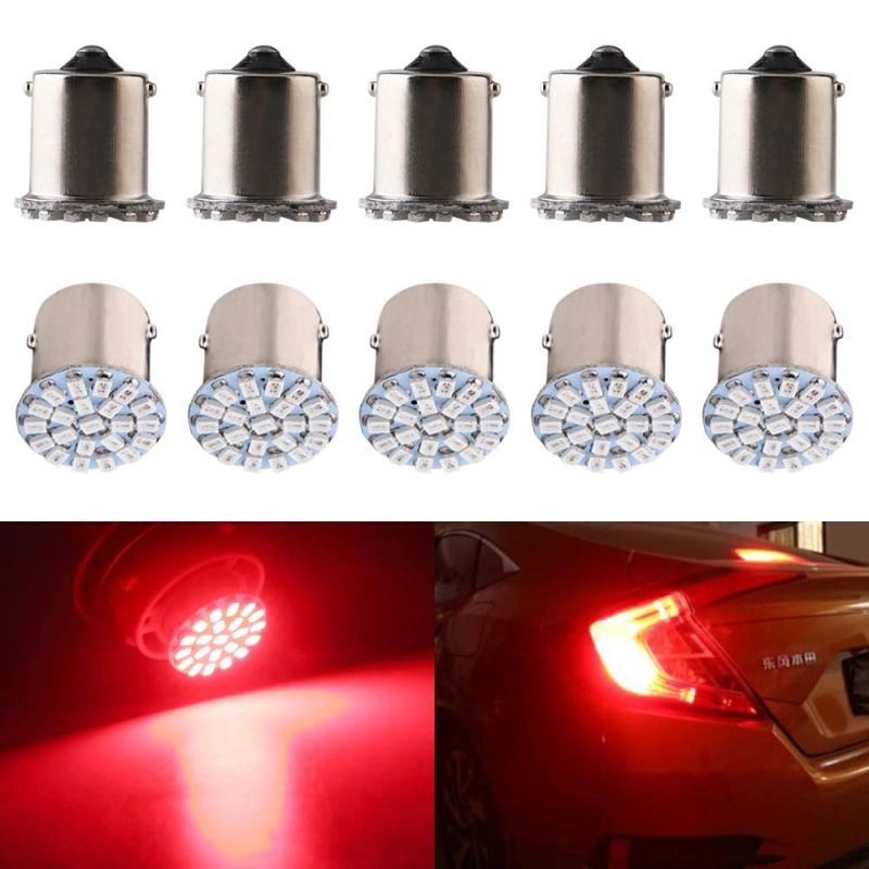 10x 1156 BA15S Led Turn Signal Light Auto Car Reverse Light Lamp