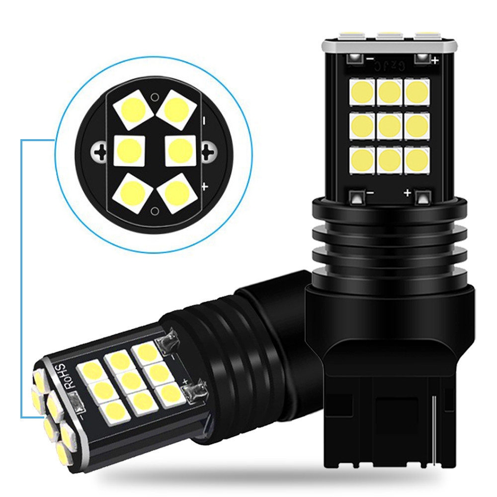 2x 1200LM Car 1157 BAY15D 1156 BA15S T15 T20 7440 7443 LED Bulbs Turn Backup Tail Signal Light