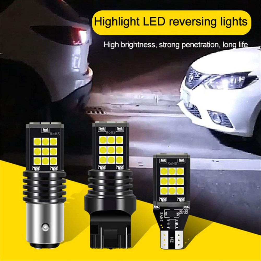 2x 1200LM Car 1157 BAY15D 1156 BA15S T15 T20 7440 7443 LED Bulbs Turn Backup Tail Signal Light